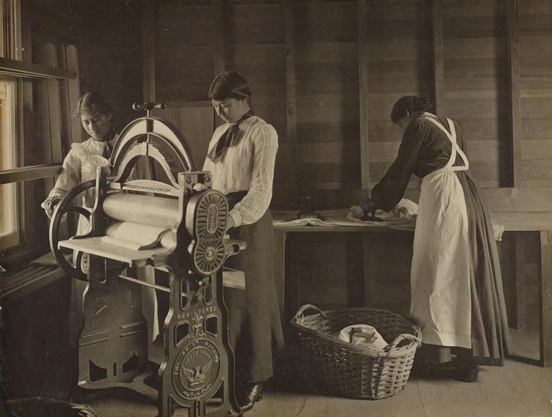 Queen Victoria School for Maori Girls group of students