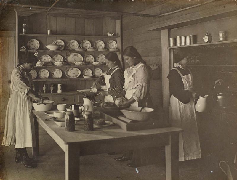 Queen Victoria School for Maori Girls group of students