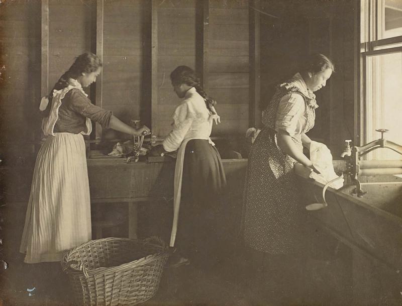 Queen Victoria School for Maori Girls group of students