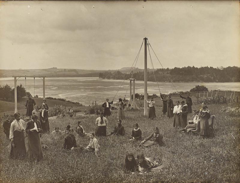 Queen Victoria School for Maori Girls group of students