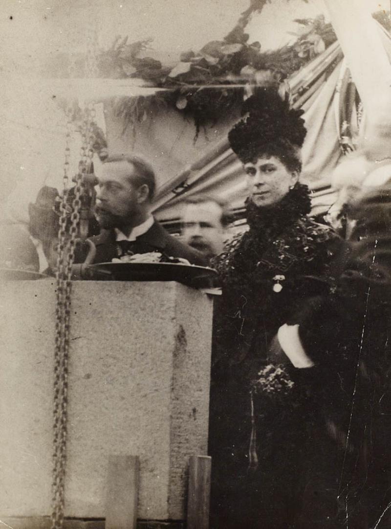 Duchess of York, Mary of Teck, at Queen Victoria School