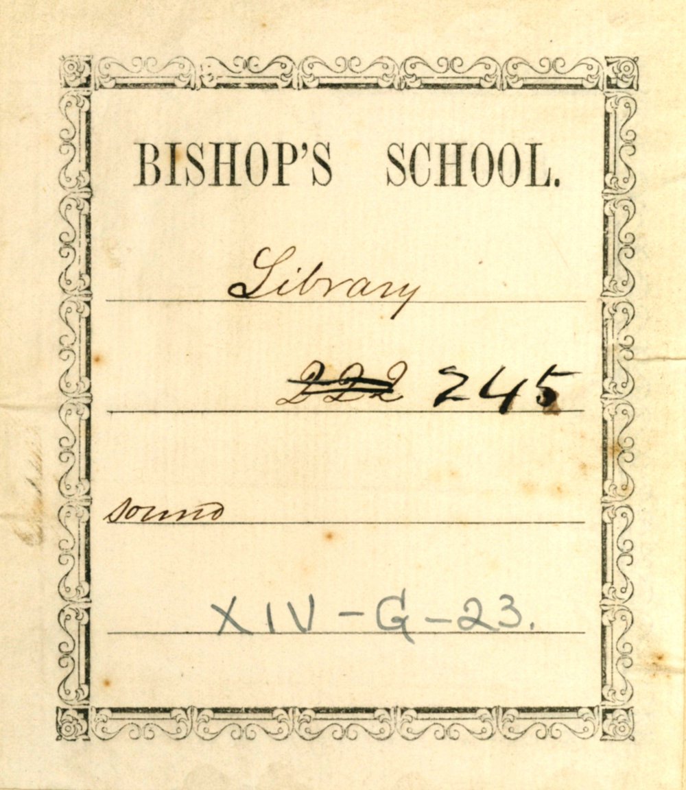 Bishop's School Library