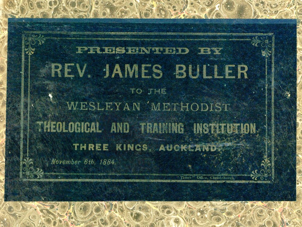 Rev. Hames Buller