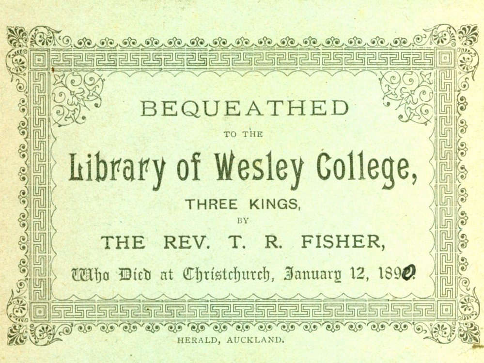 The Rev. T.R. Fisher
