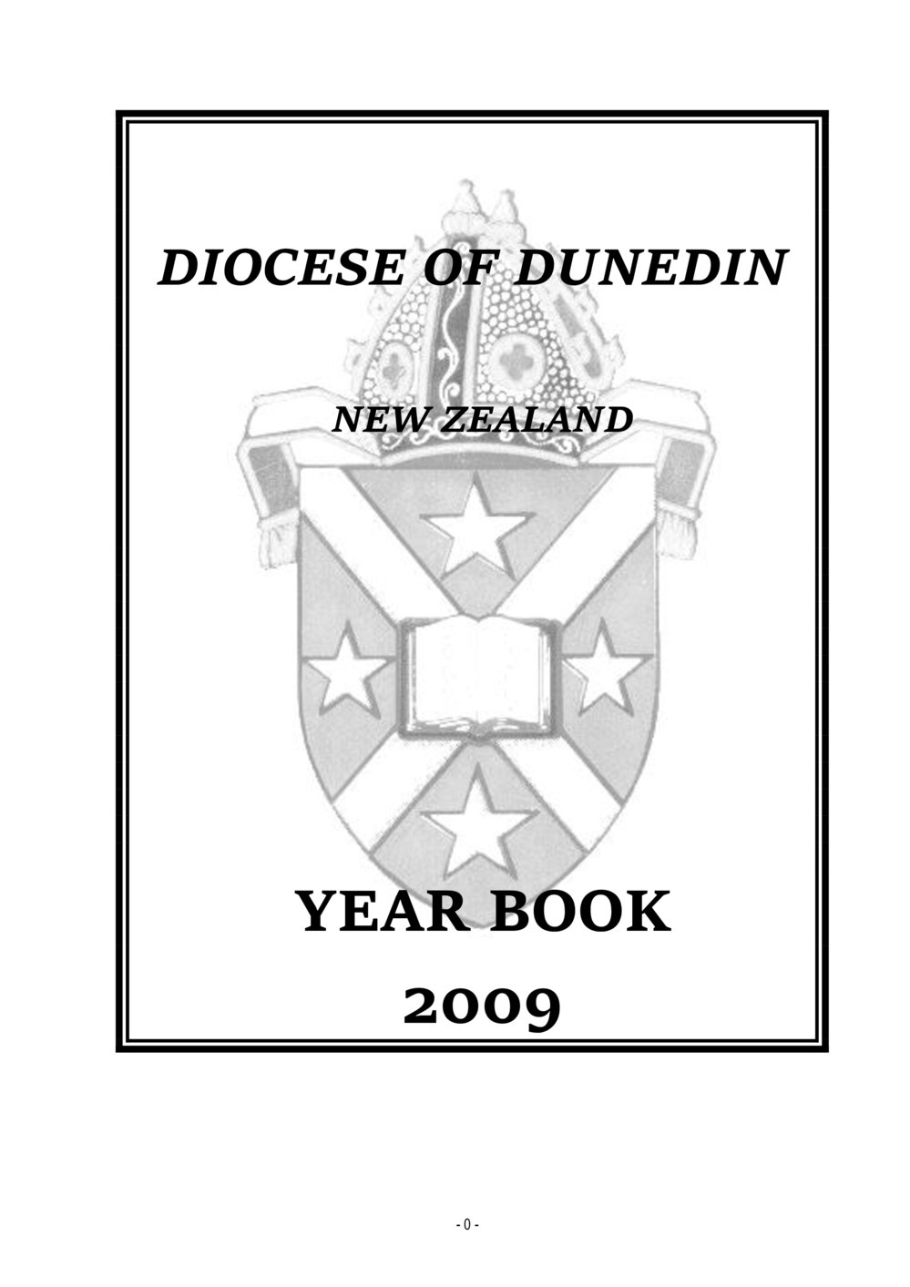Diocese of Dunedin Yearbook 2009