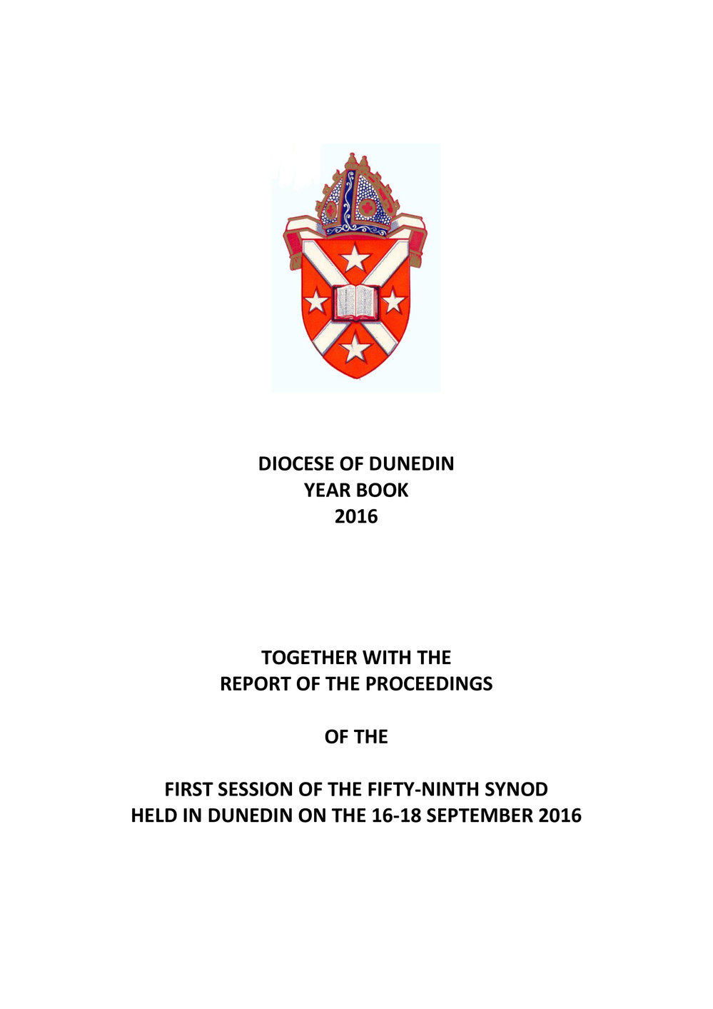 Diocese of Dunedin Yearbook 2016