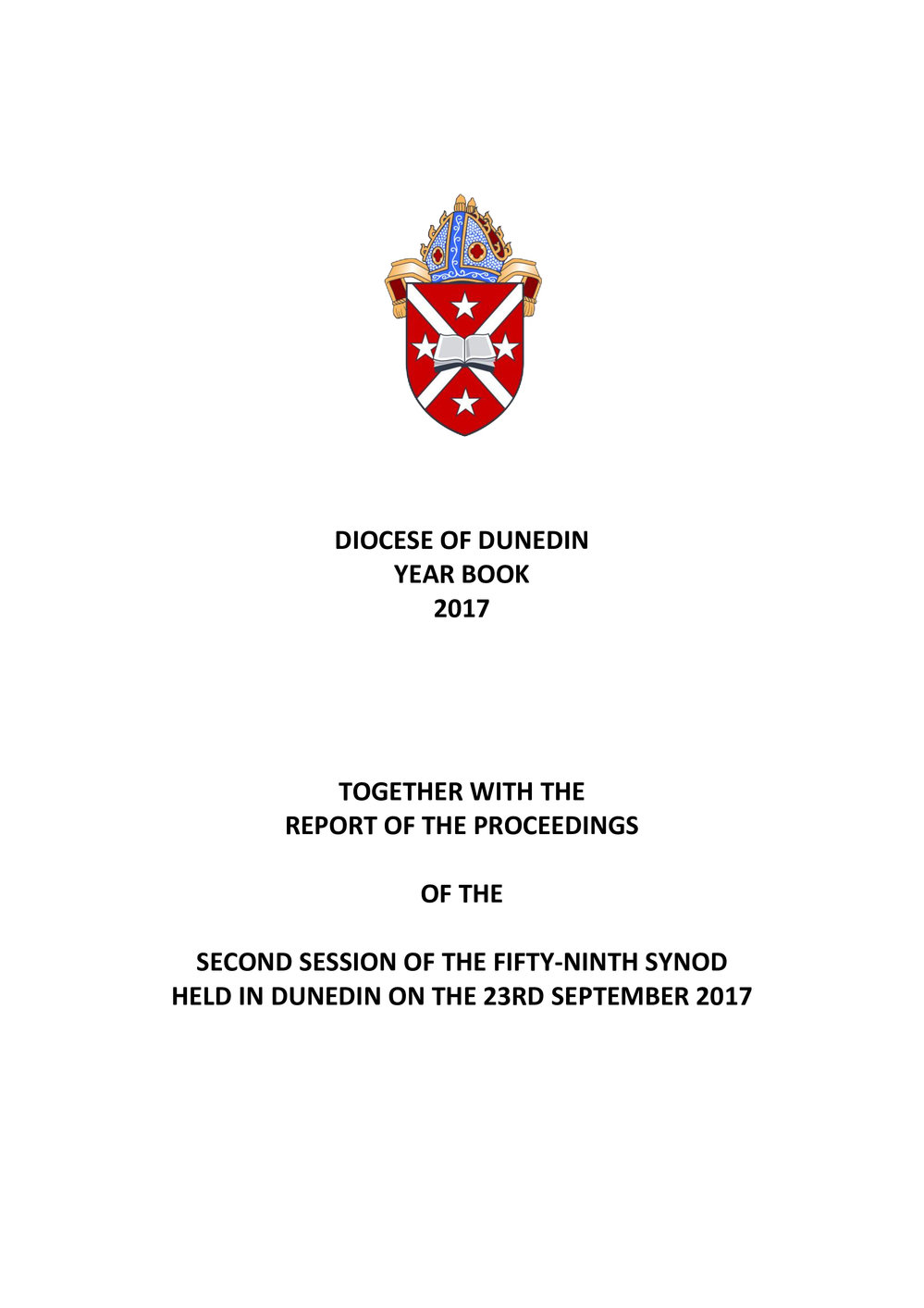 Diocese of Dunedin Yearbook 2017