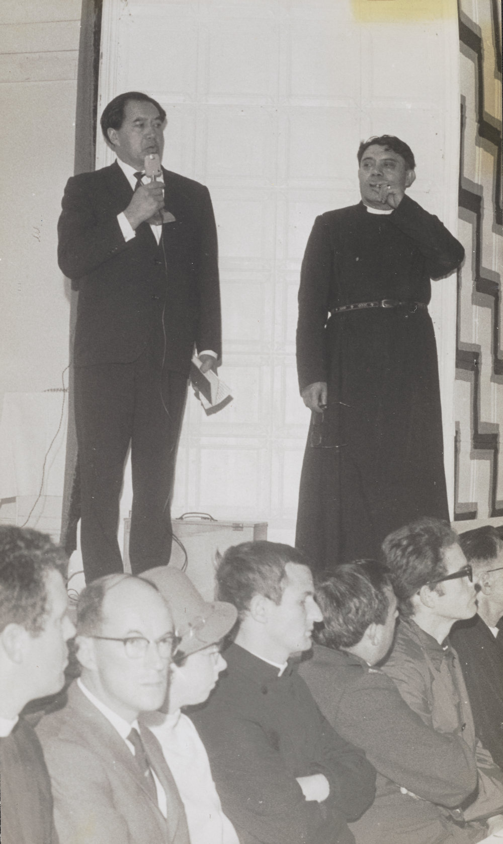 Wiri Tepania with Rev. Kingi Ihaka