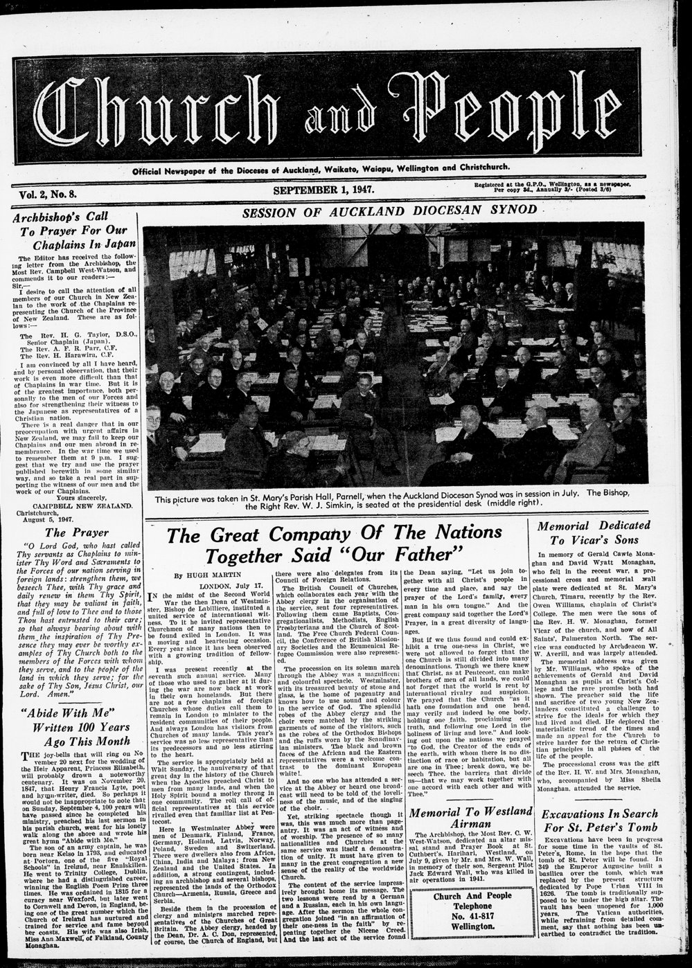 Church &amp; People: September 1947