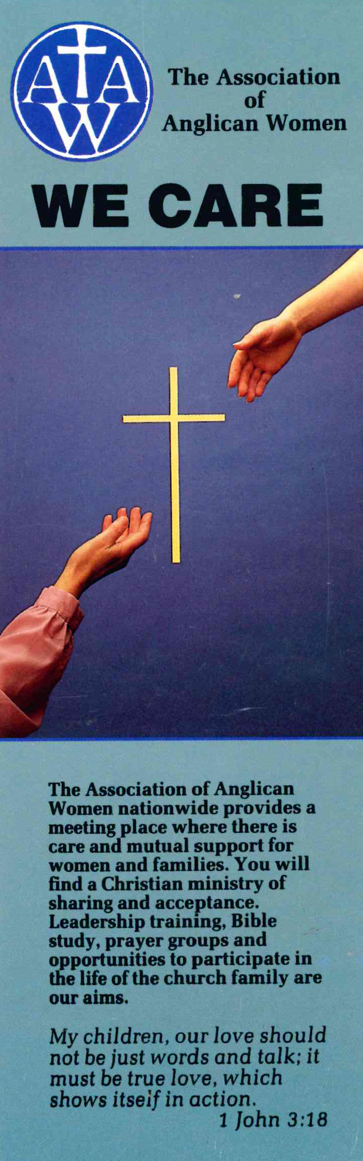 The Association of Anglican Women Bookmark