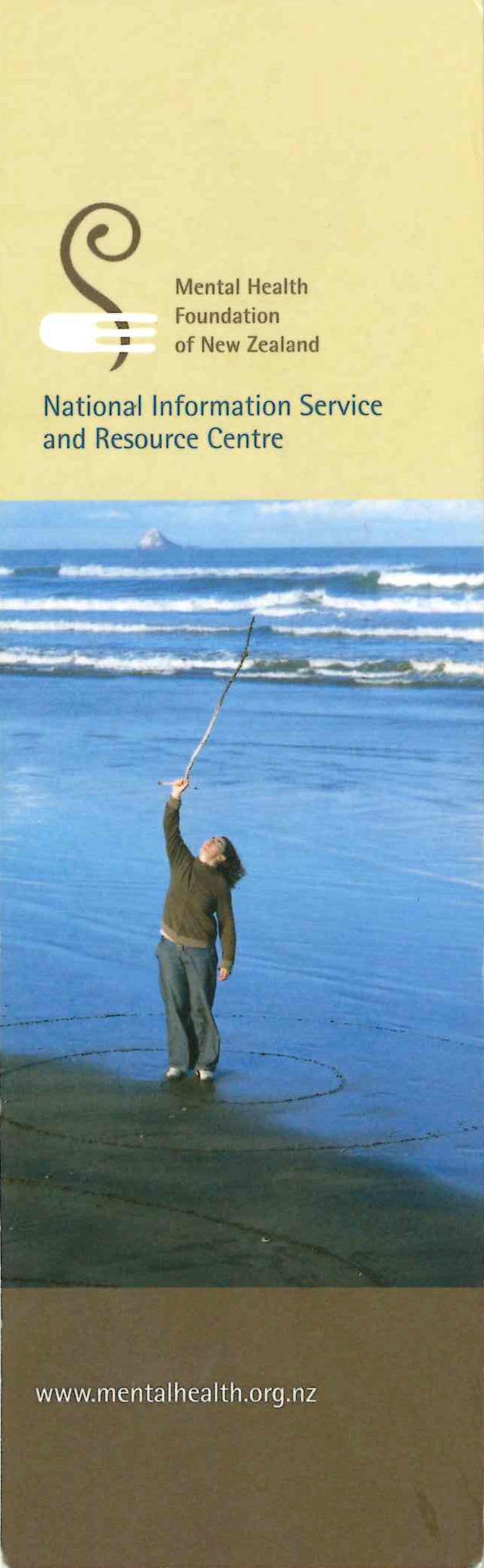 Mental Health Foundation of New Zealand Bookmark