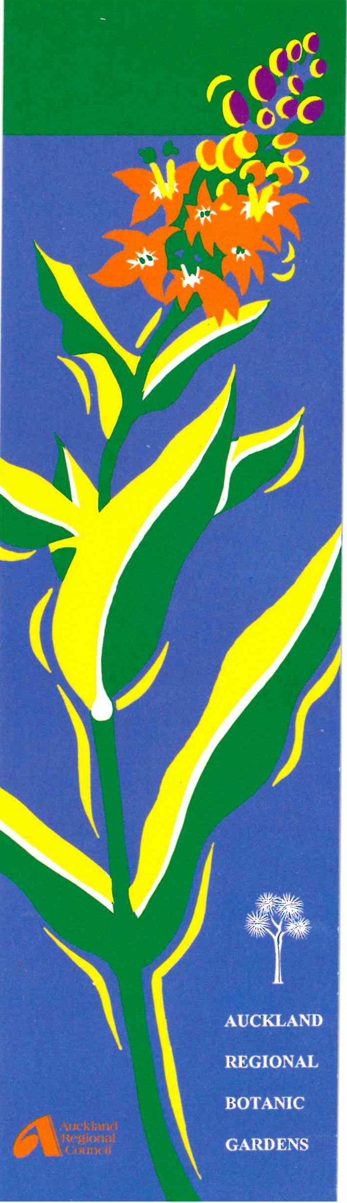 Auckland Regional Botanic Gardens Bookmark
