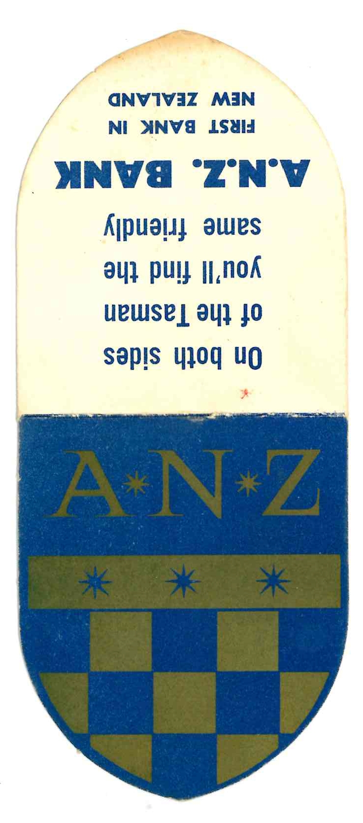ANZ Bank Bookmark