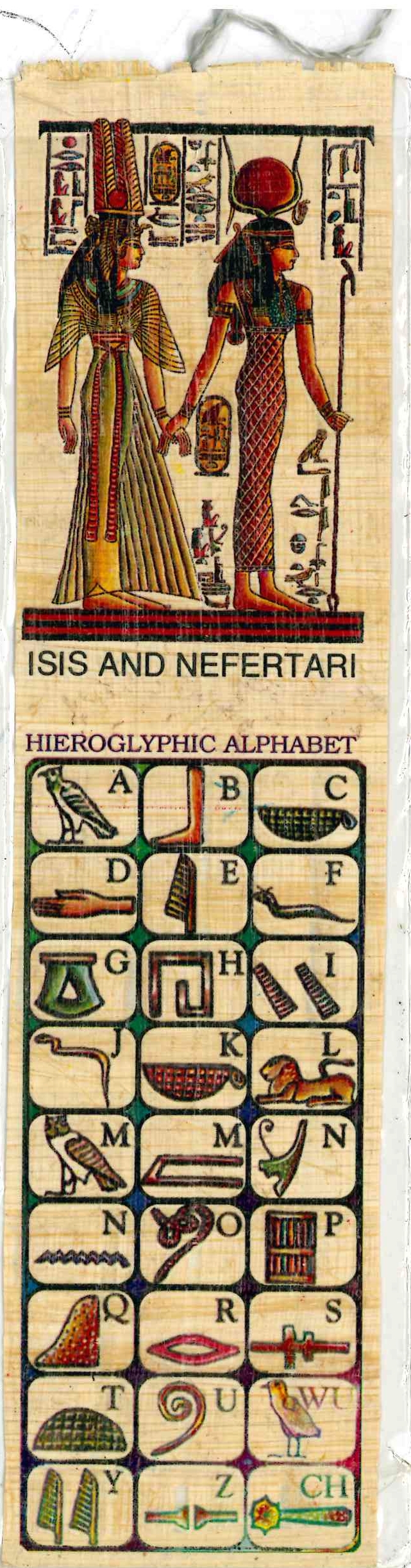 Anicent Eygpt - I sis and Nefertari Bookmark