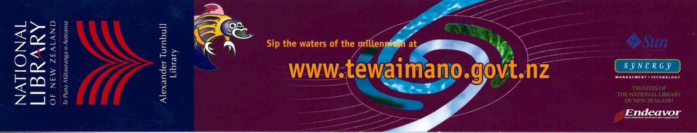 National Library of New Zealand Bookmark