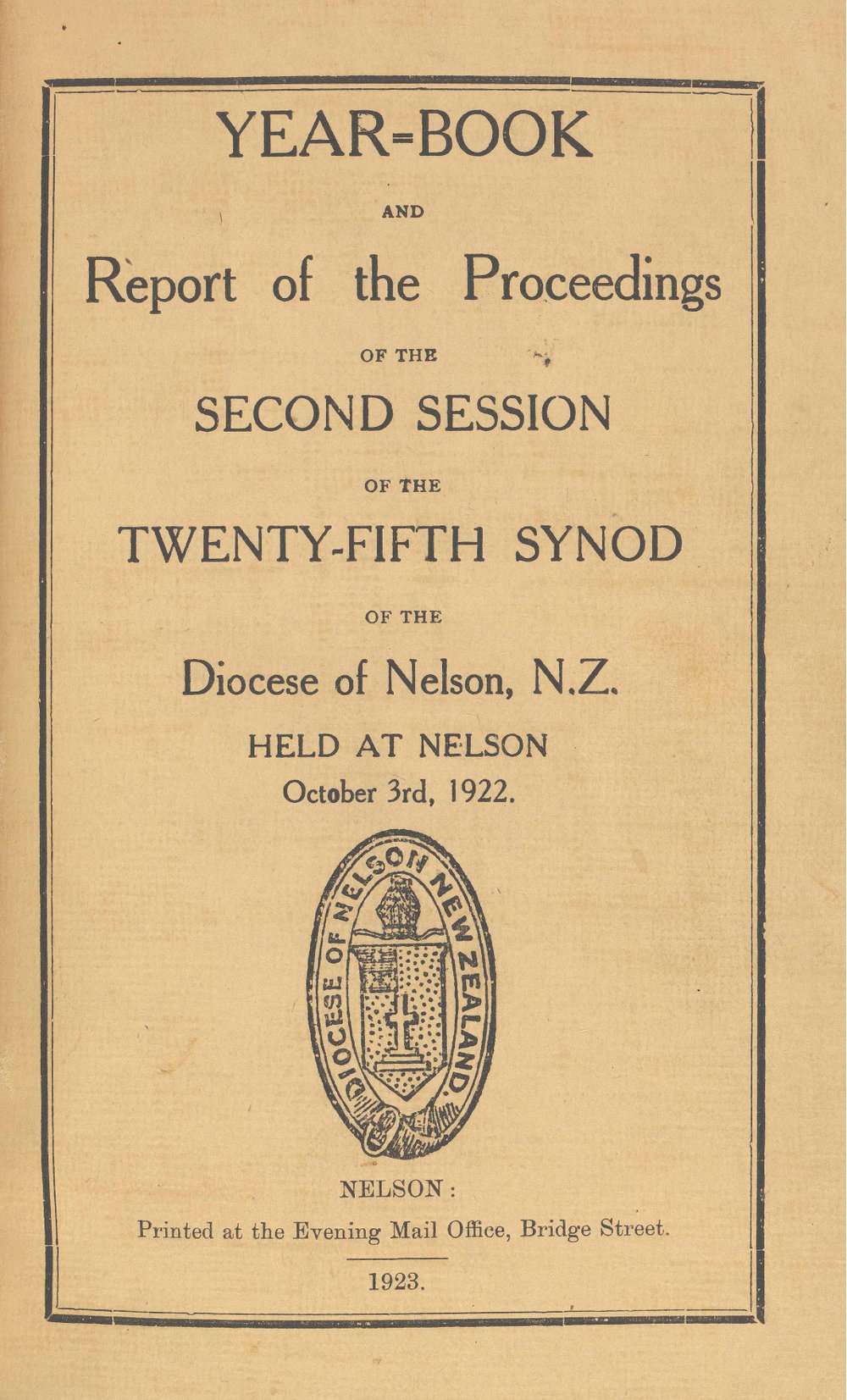 Diocese_Nelson_Synod_1922