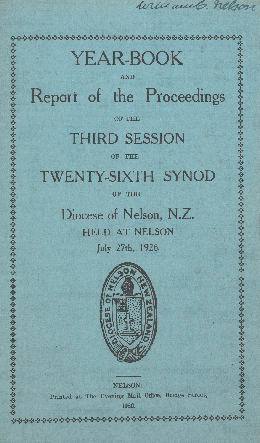 Diocese_Nelson_Synod_1926