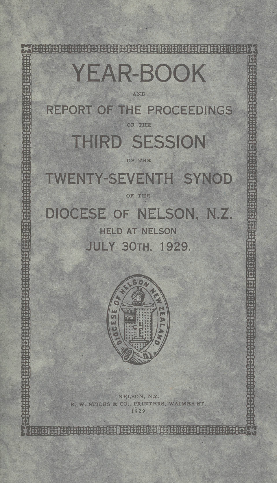 Diocese_Nelson_Synod_1929