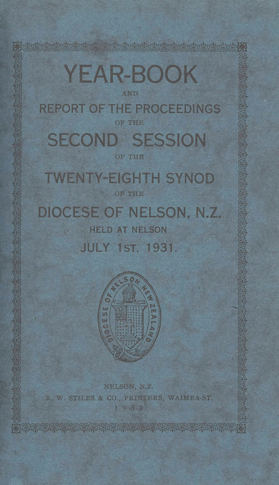 Diocese_Nelson_Synod_1931