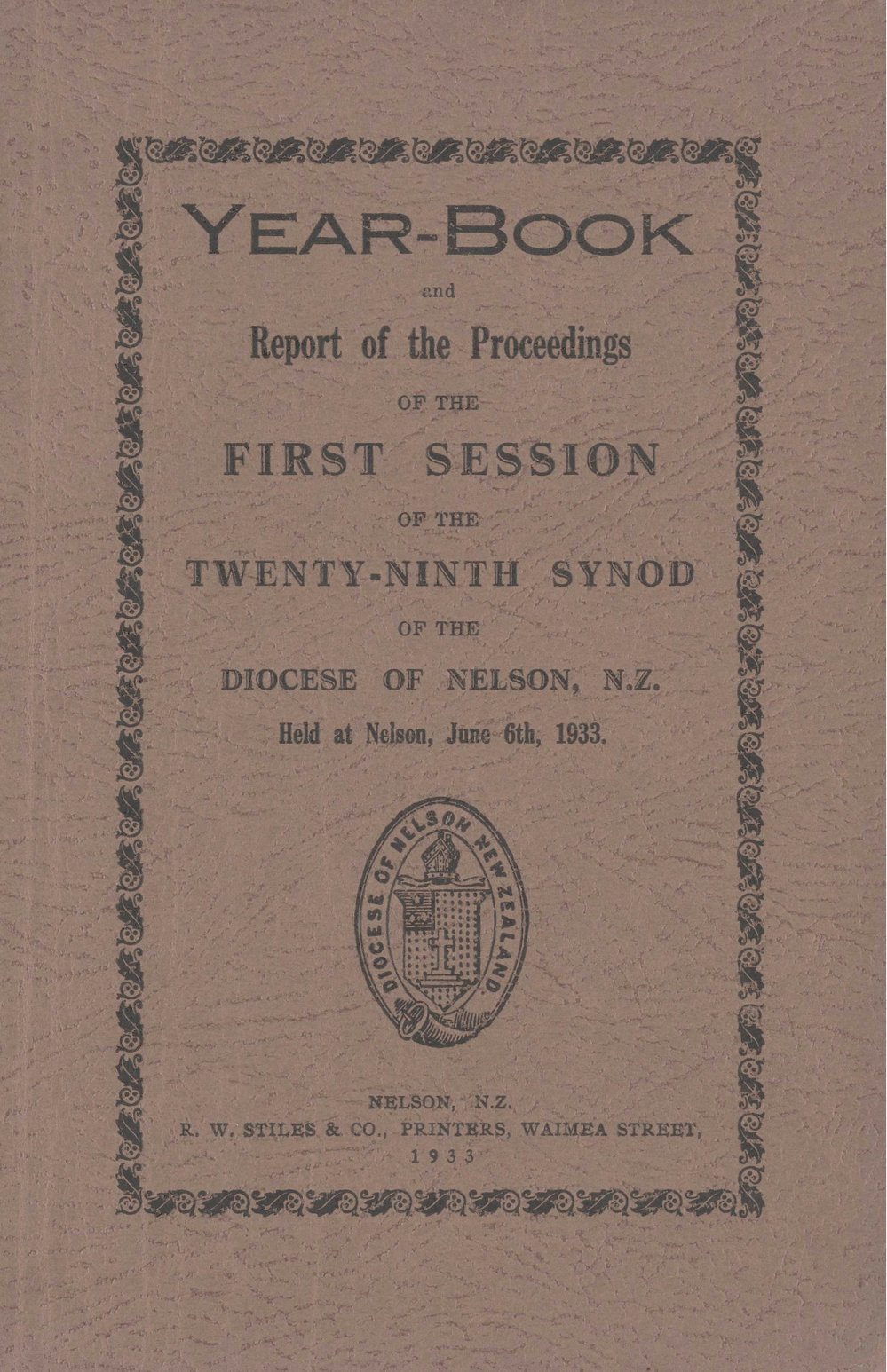 Diocese_Nelson_Synod_1933