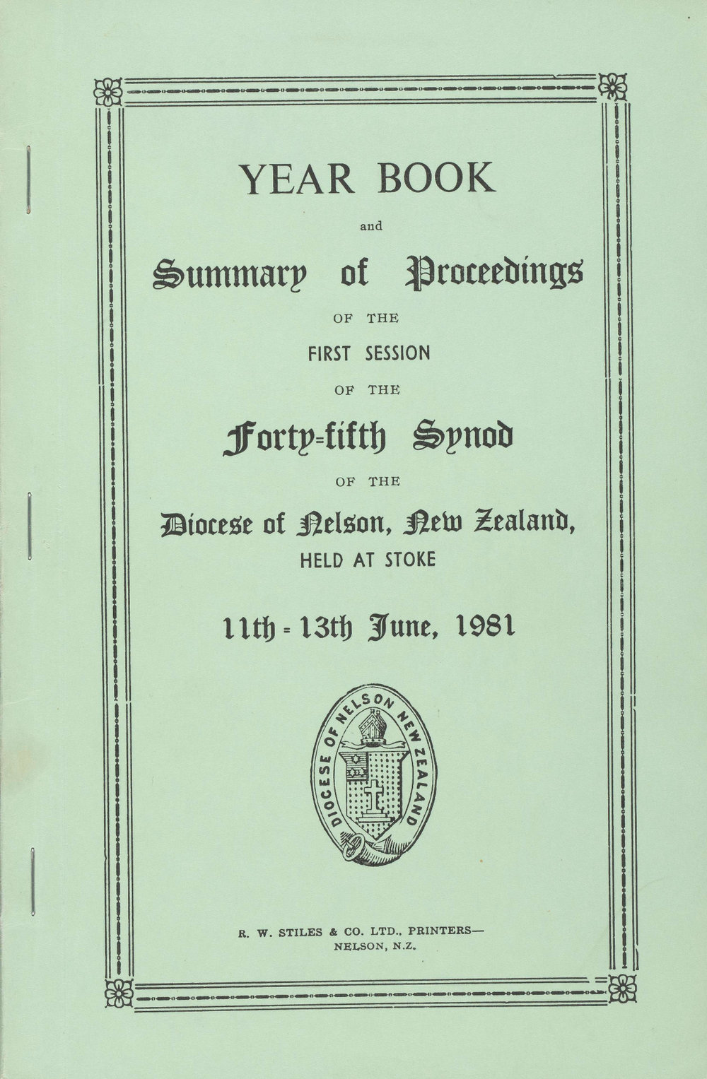 Diocese_Nelson_Synod_1981