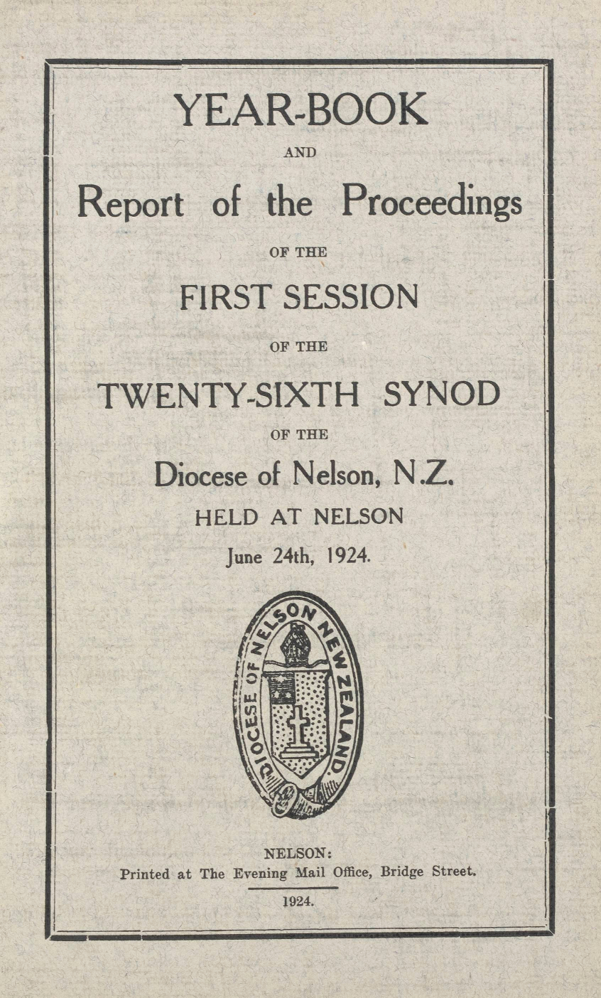 Diocese_Nelson_Synod_1924