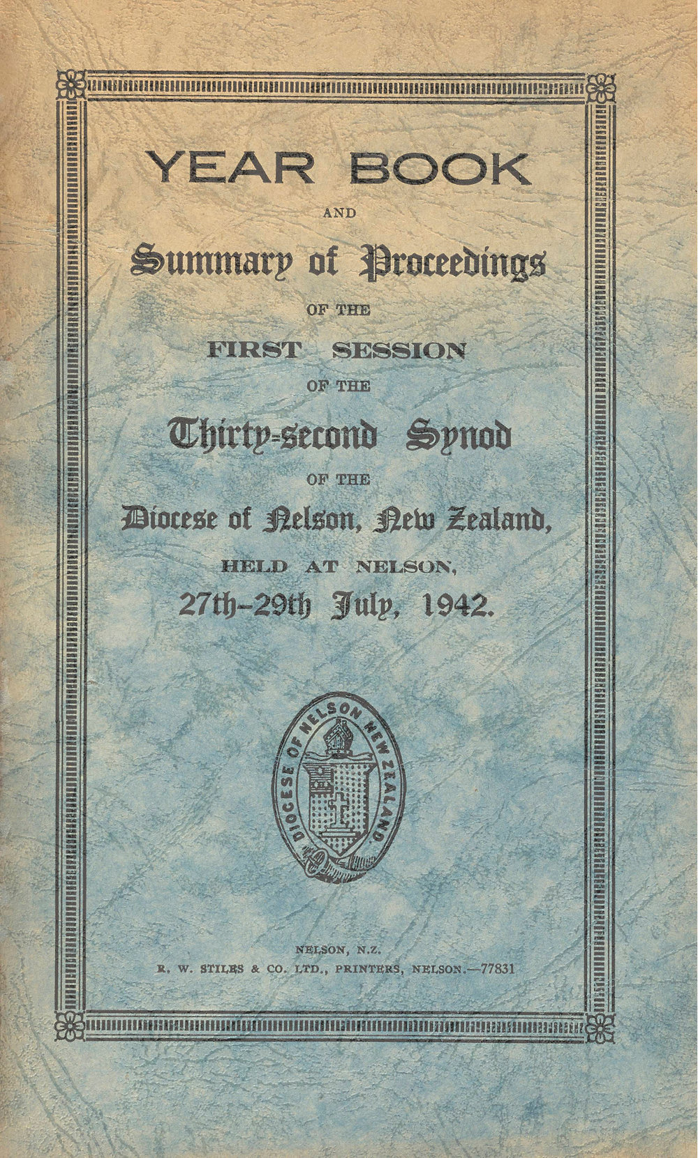 Diocese_Nelson_Synod_1942