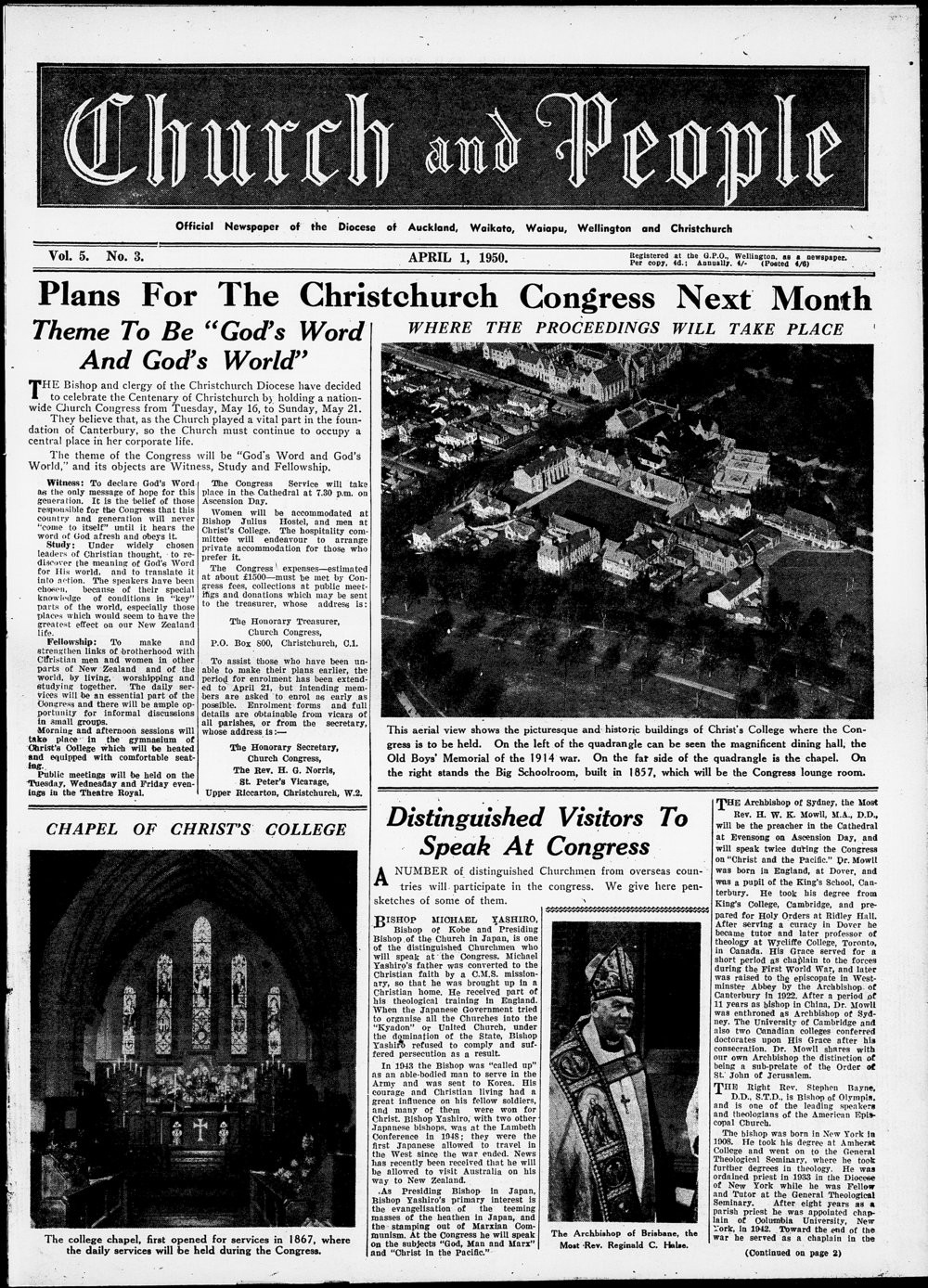 Church &amp; People: April 1950