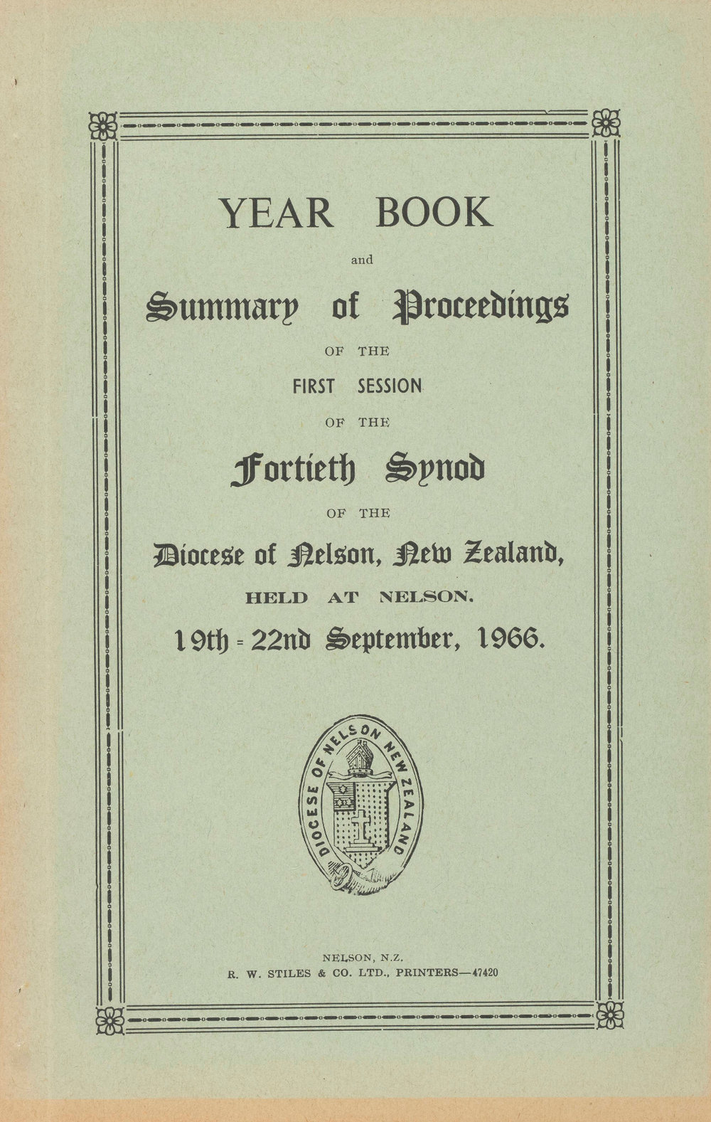 Diocese_Nelson_Synod_1966