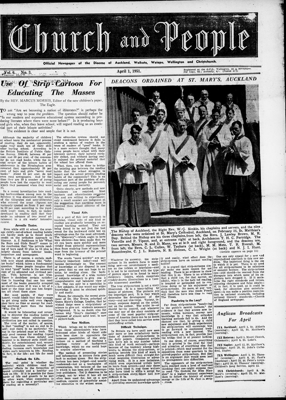 Church &amp; People: April 1951