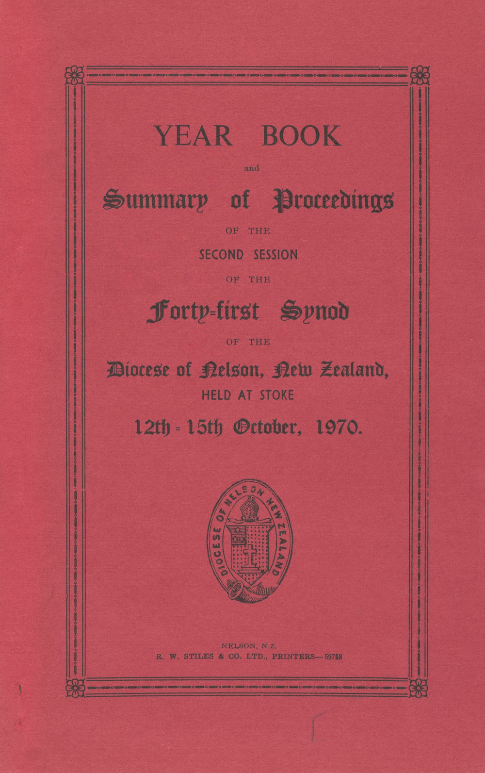 Diocese_Nelson_Synod_1970