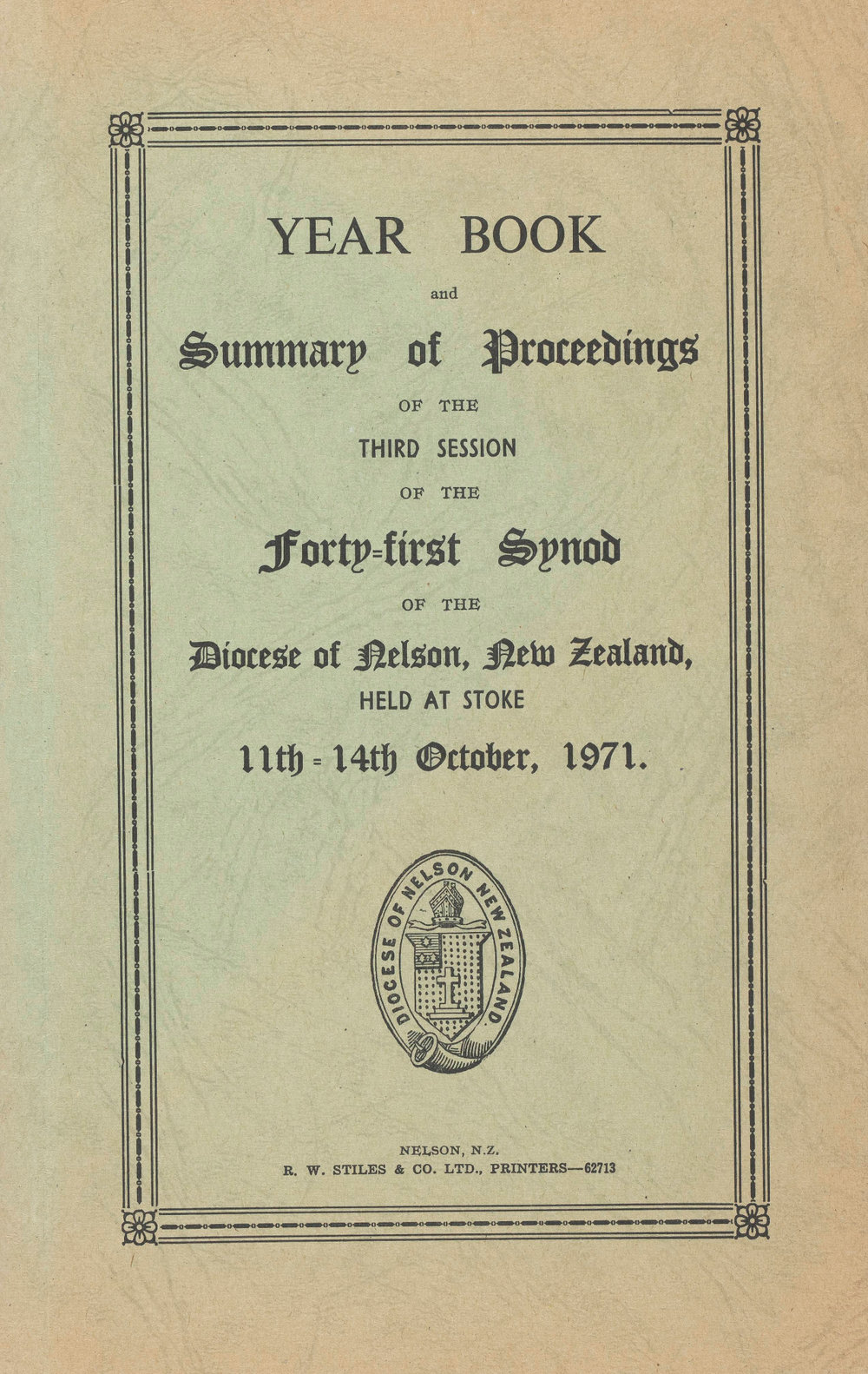 Diocese_Nelson_Synod_1971