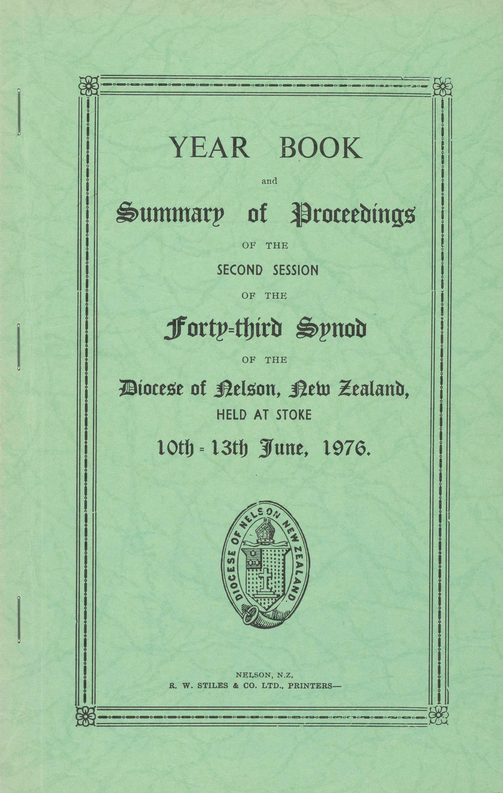 Diocese_Nelson_Synod_1976