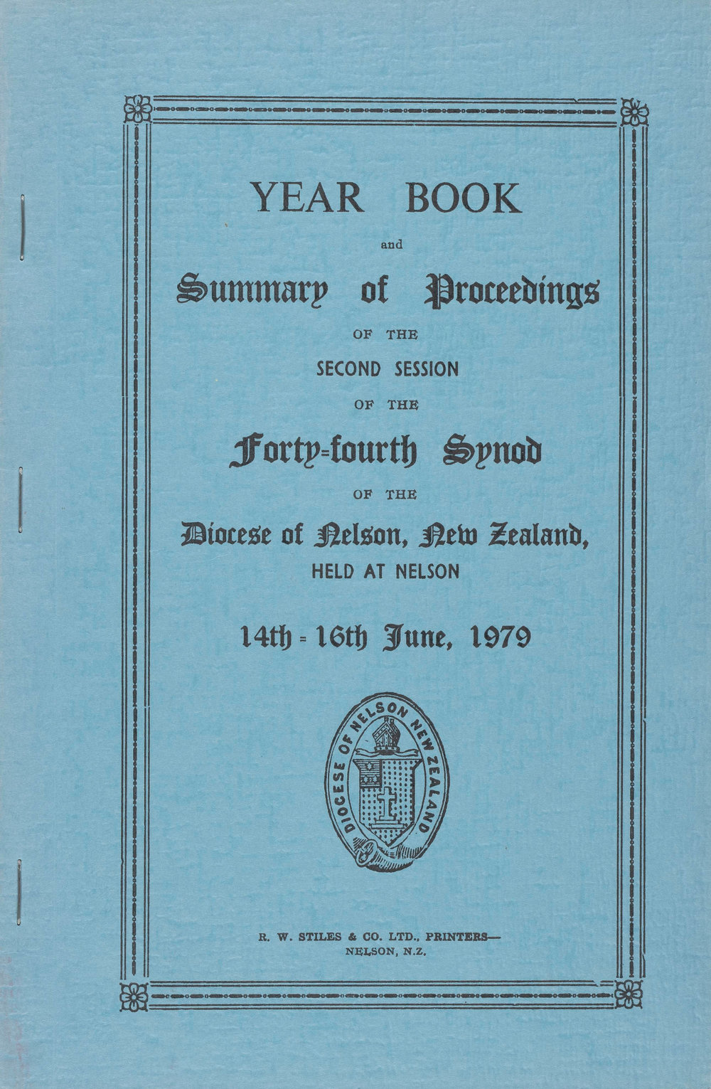 Diocese_Nelson_Synod_1979