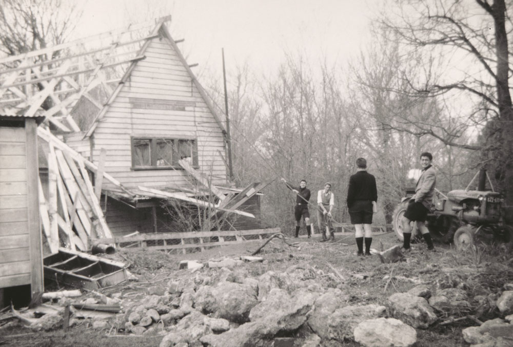 Te Aute College deconstruction of old building