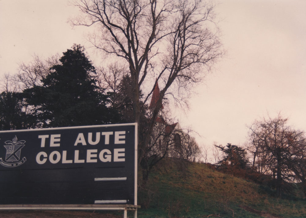 Te Aute College view of chapel
