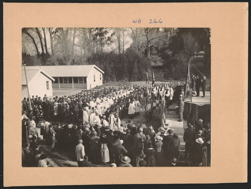 Te Aute College laying foundation stone Julius Wing (54a)