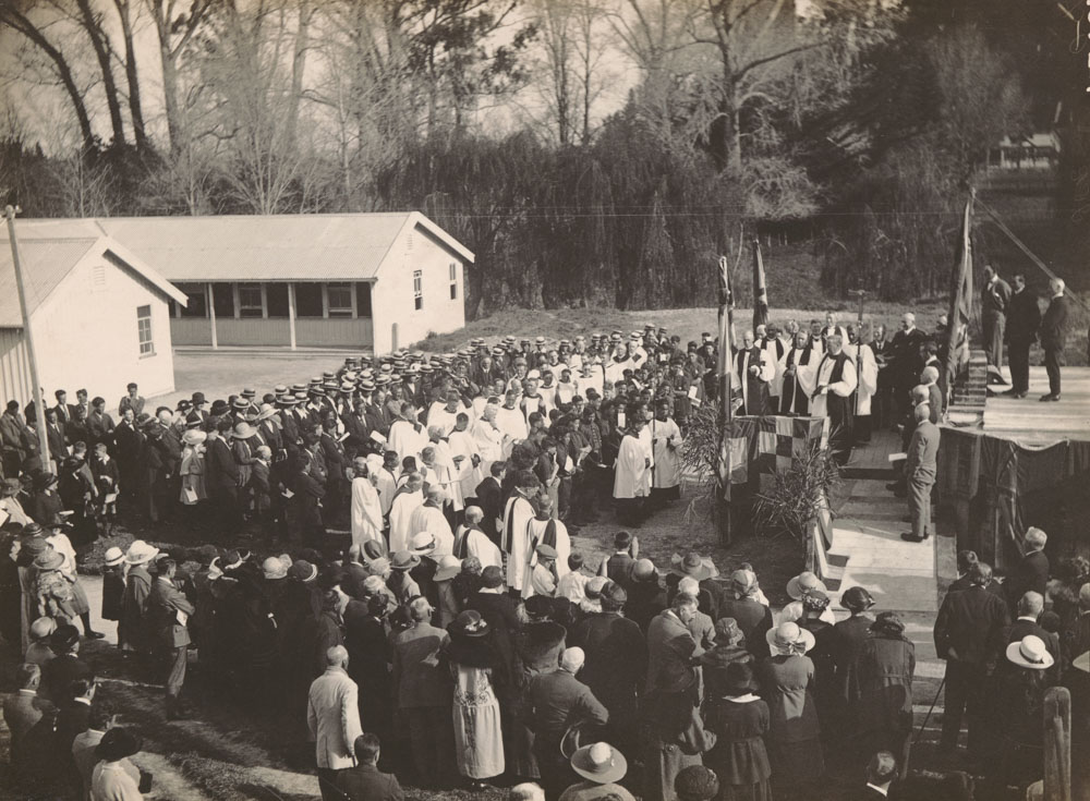 Te Aute College laying foundation stone Julius Wing (54b)