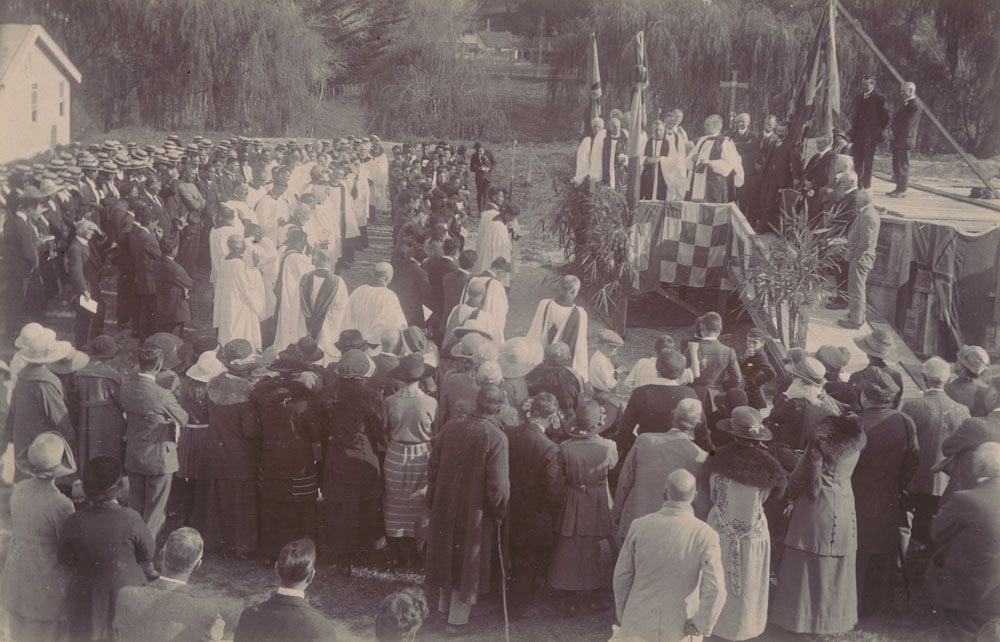 Te Aute College laying foundation stone Julius Wing (55b)