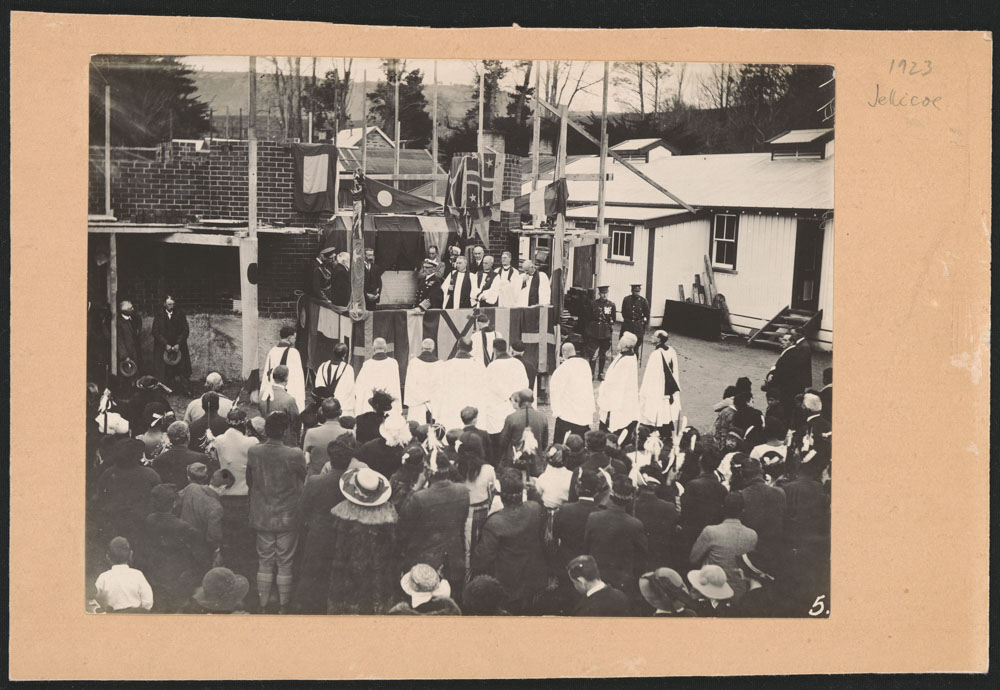 Te Aute College laying foundation stone Julius Wing (56a)