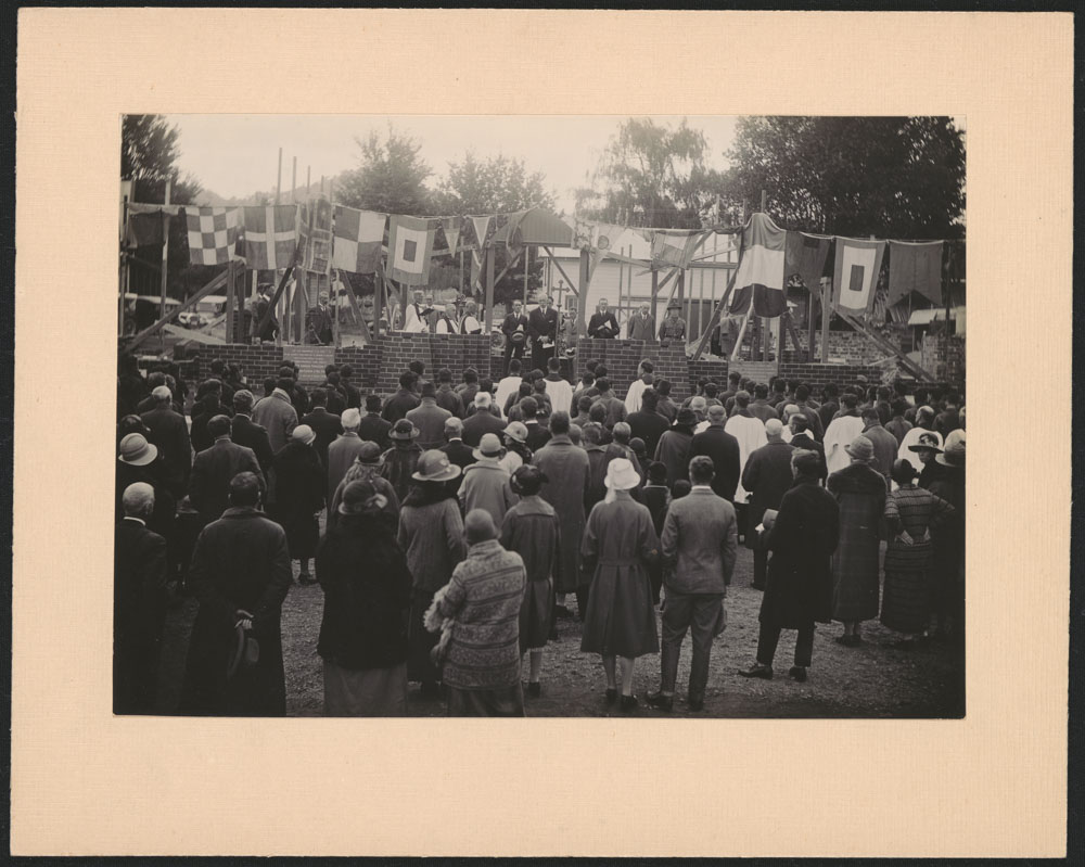 Te Aute College laying foundation stone of the Main Block (57a)