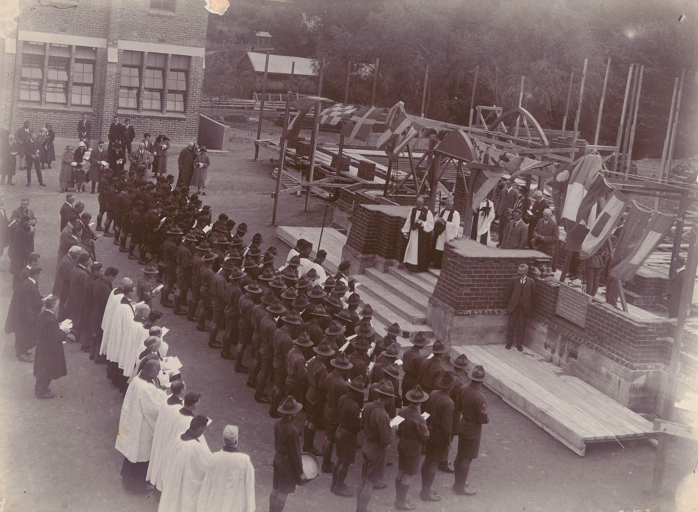 Te Aute College laying foundation stone of the Main Block (58b)