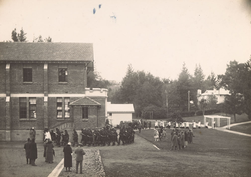 Te Aute College laying foundation stone of the Main Block (59b)