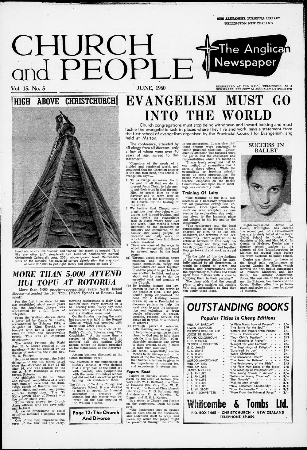 Church &amp; People: June 1960