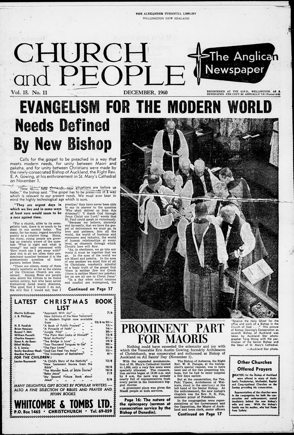 Church &amp; People: December 1960