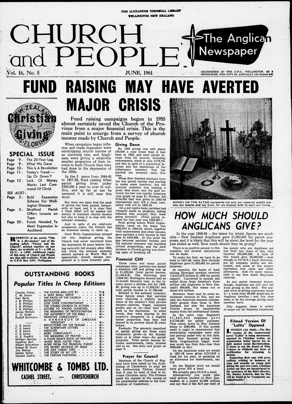 Church &amp; People: June 1961