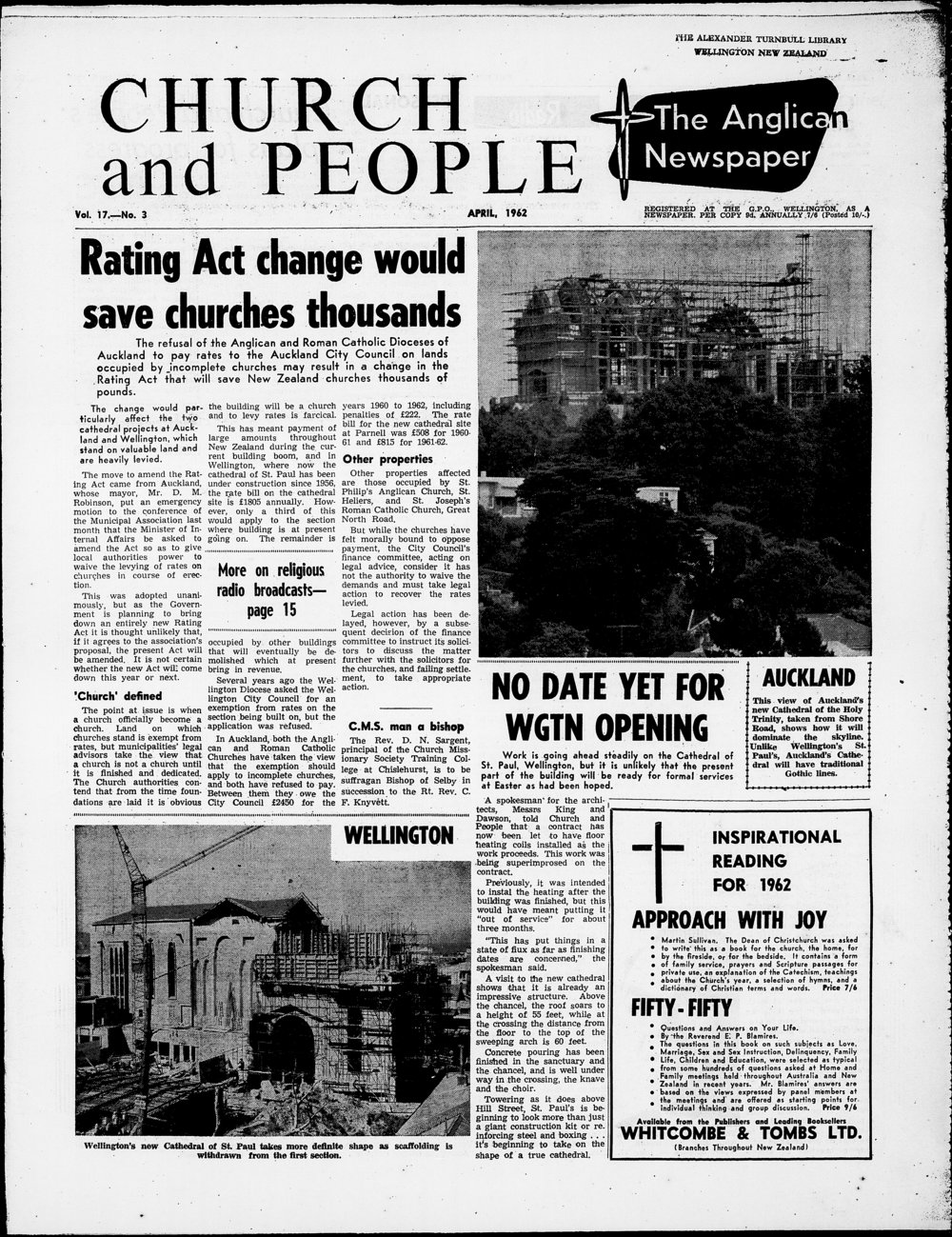 Church &amp; People: April 1962