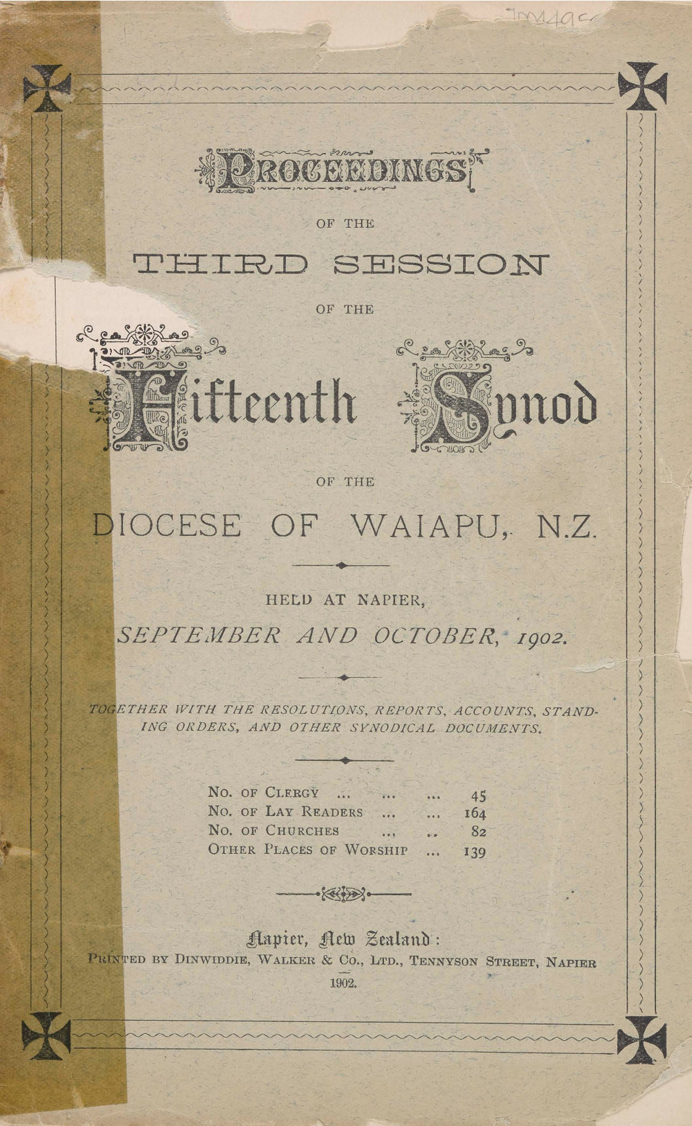 Diocese of Waiapu Synod Proceedings 1902