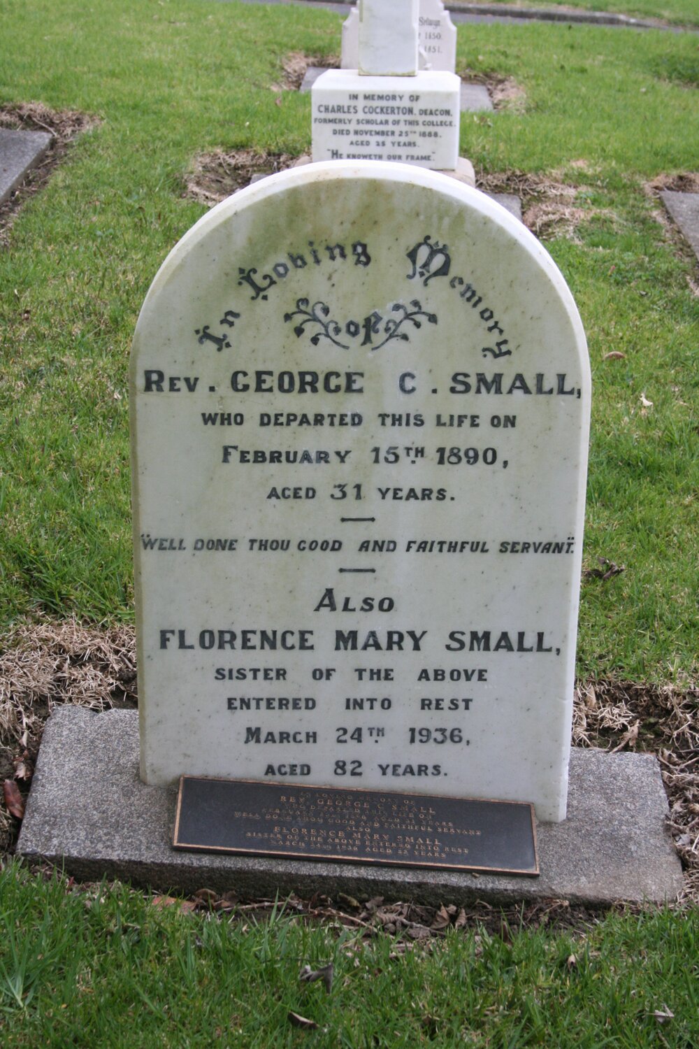 George C Small and Florance Mary Small Grave