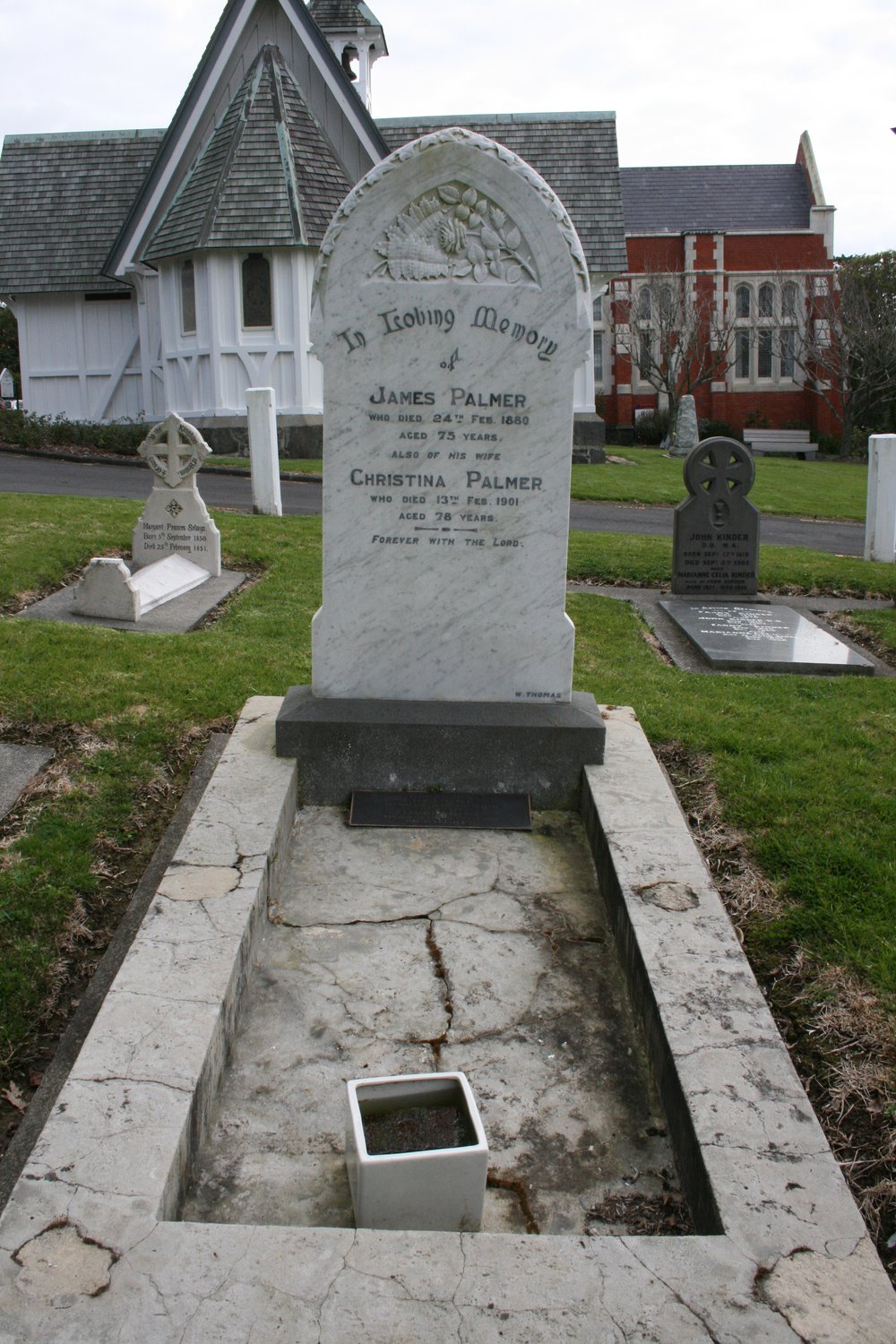 James and Christina Palmer Grave